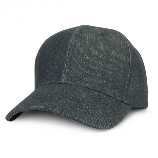 Dark Blue Longreach Denim Caps